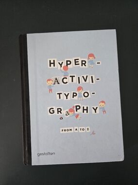 Hardcover Book Hyperactivitypography from A to Z